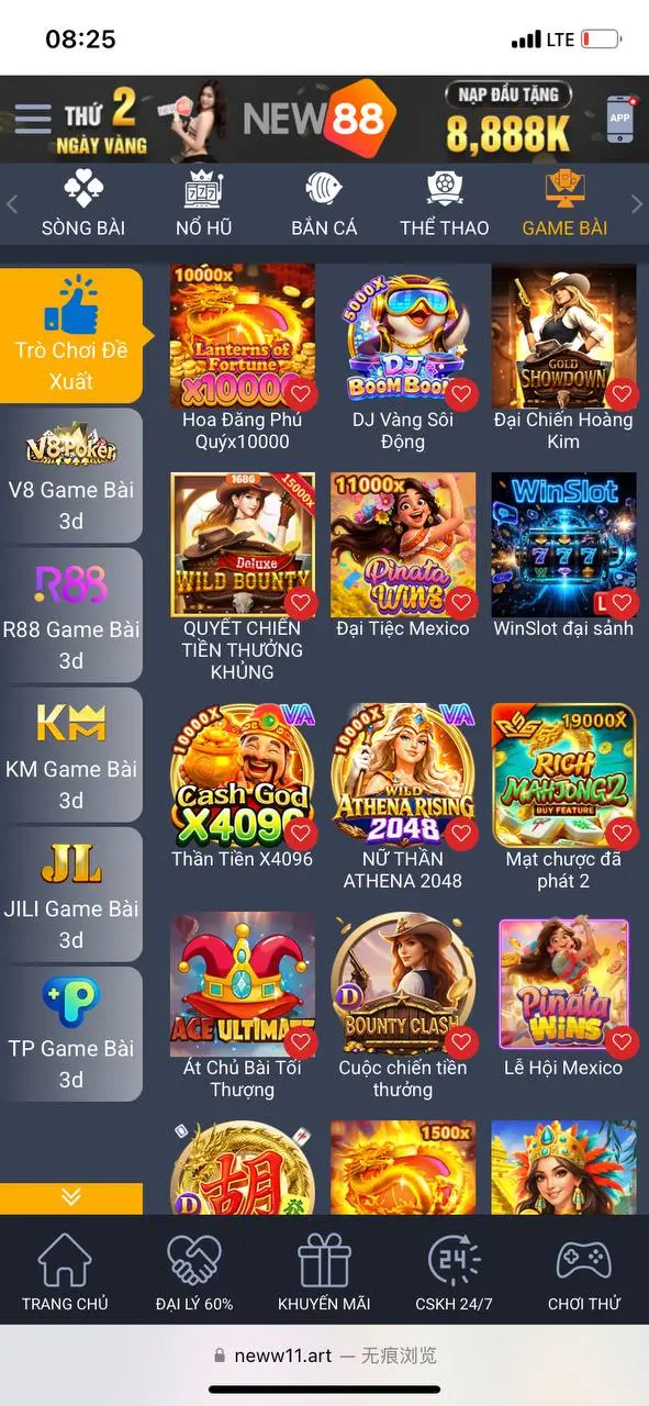 Ảnh giao diện New88 1